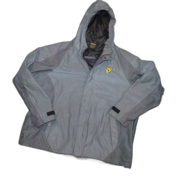 Scent Blocker Drencher Hooded Lined Gray Rain Blocker Weatherproof Jacket XXL - Picture 3 of 10